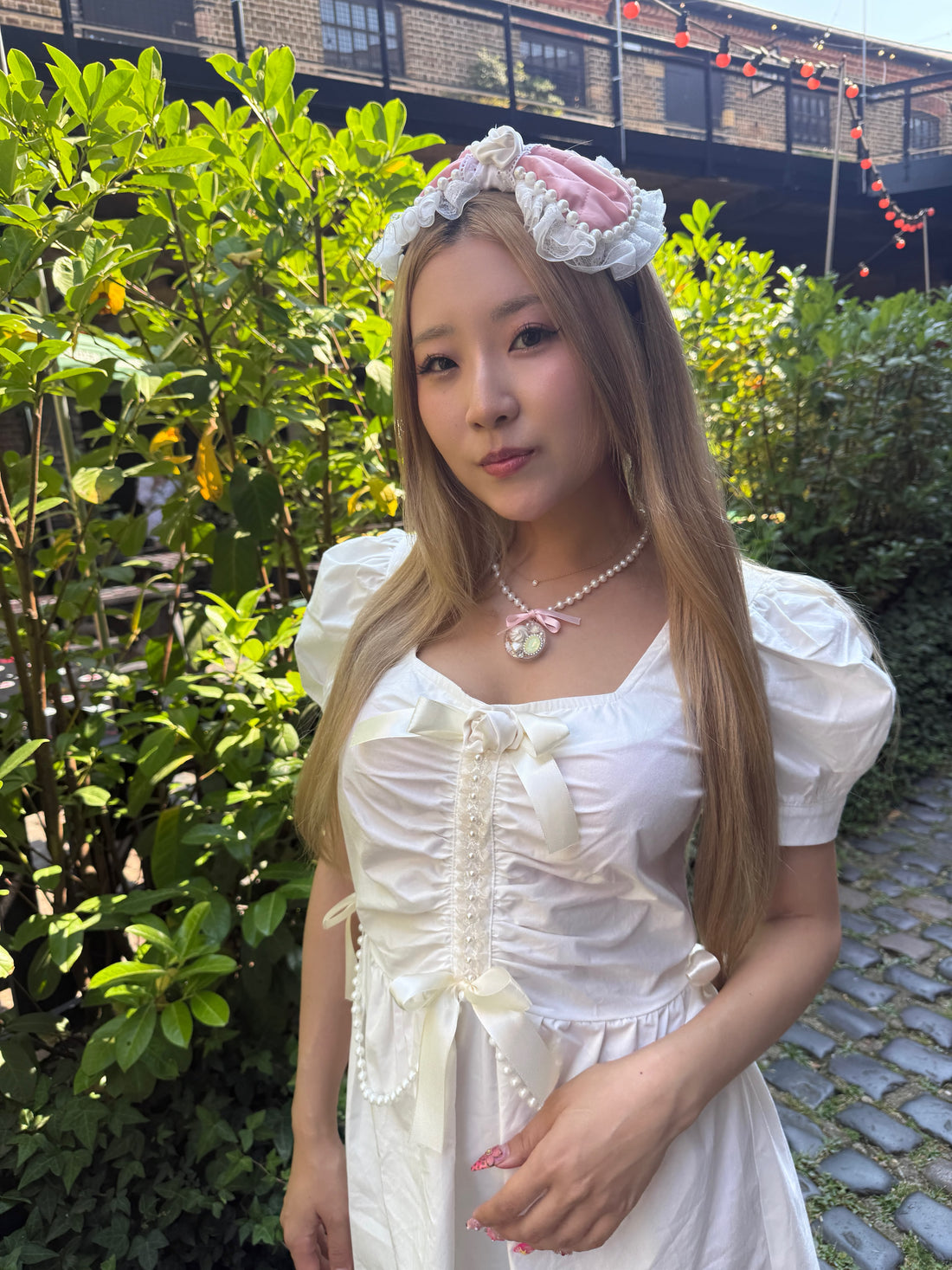 White Rose Summer Dress by Momo