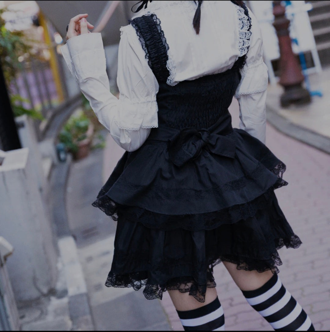 Ribbon Gothic Dress by ACDC RAG