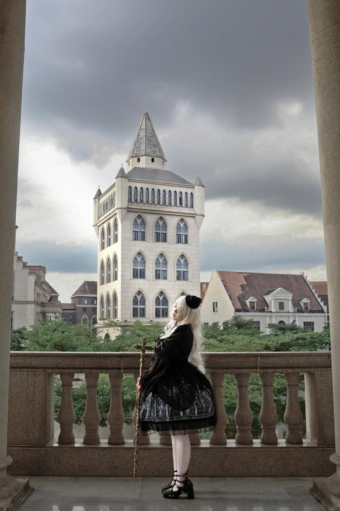 Gothic Lolita Dress Cathedral with Matching Bolero