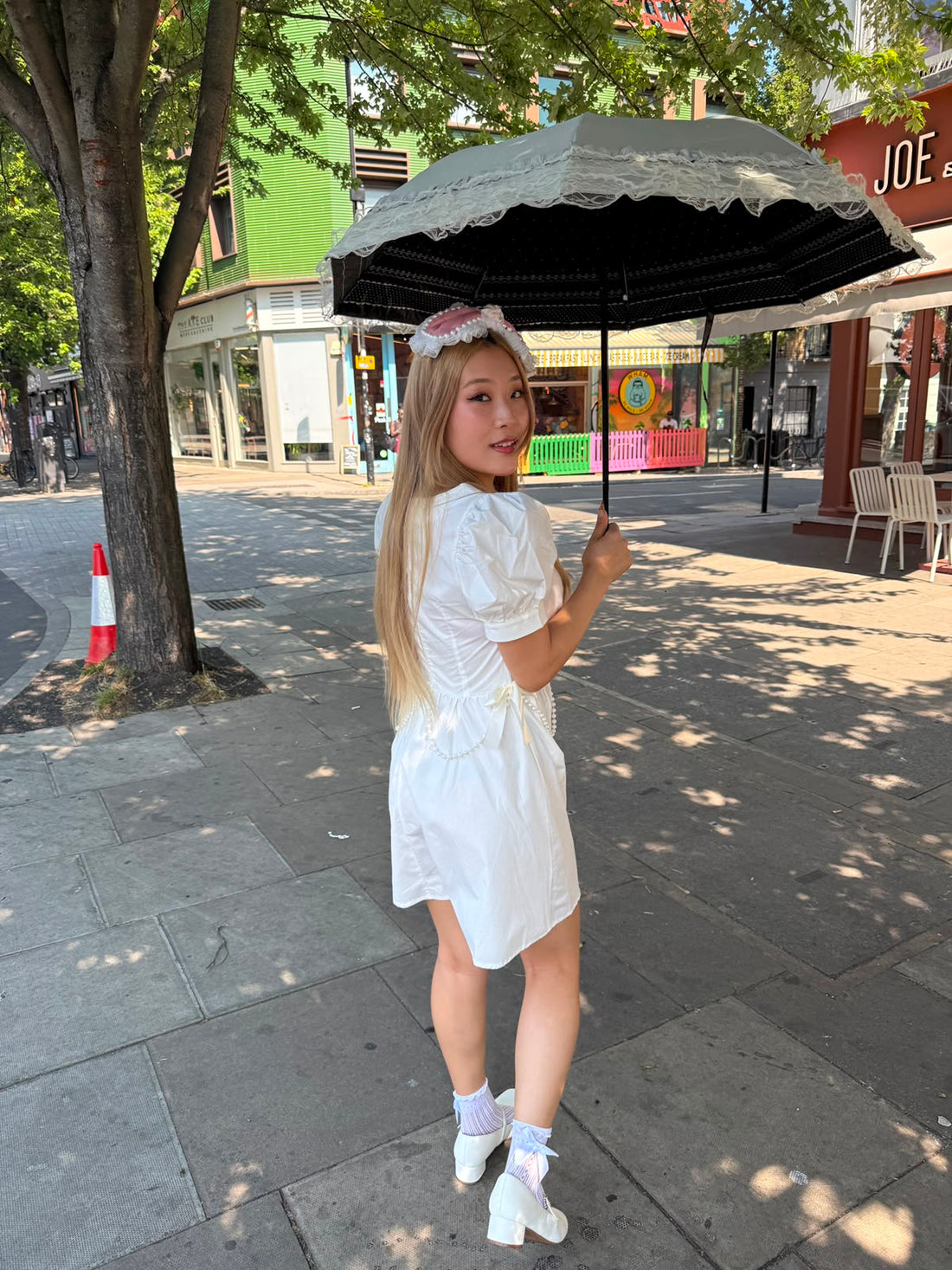 White Rose Summer Dress by Momo