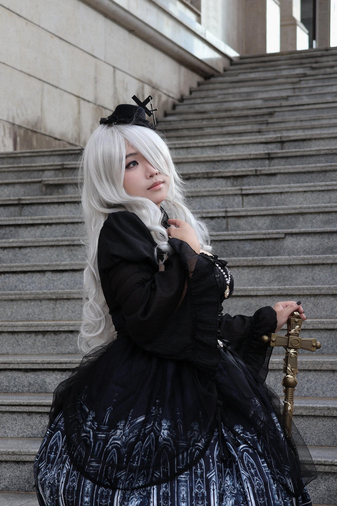 Gothic Lolita Dress Cathedral with Matching Bolero